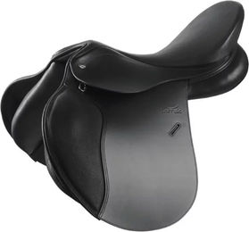Produktbild von Tekna Letek Excellent AP Allround Gemischter Sattel für Pferde aus Leder Schwarz 17 Zoll