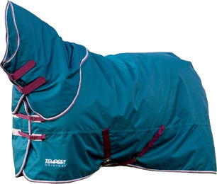 Tempest Original 200 Pferdedecke mit Nackenschutz Grün 130cm – Bild 1 von 1