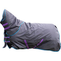 Produktbild von Tempest Original 300 Pferdedecke mit Nackenschutz Schwarz 137cm