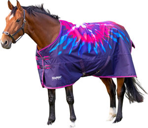 Tempest Original Batik Pferdedecke ER1750 Marineblau/Pink 160cm – Bild 1 von 1