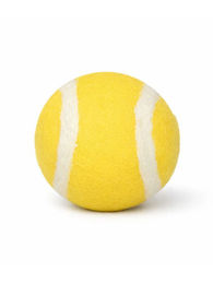 Tennisball Buddy Hundespielzeug aus Schafwolle Gelb – Bild 1 von 1