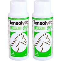 Produktbild von Tensolvet Gel für Pferde 2 x 300 g mit 5.000 I.E. pro 100 g