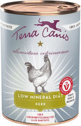 Produktbild von Terra Canis Alimentum Veterinarium Low Mineral Diät Nassfutter Huhn für Hunde Adult 6 x 400 g - 6 x 400 g