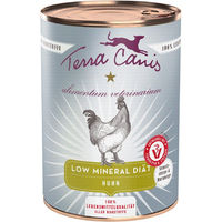 Produktbild von Terra Canis Alimentum Veterinarium Low Mineral Diät Nassfutter Huhn für Hunde Adult 6 x 400 g - 6 x 400 g