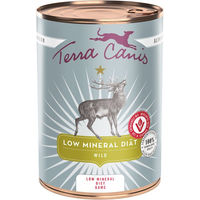 Produktbild von Terra Canis Alimentum Veterinarium Low Mineral Diät Nassfutter Wild für Hunde Adult 6 x 400 g - 6 x 400 g