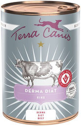 Terra Canis AliVet Derma Diät Hund Nassfutter Rind 6x400g für Haut und Fell – Bild 1 von 2
