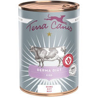 Produktbild von Terra Canis AliVet Derma Diät Hund Nassfutter Rind 6x400g für Haut und Fell