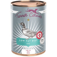 Produktbild von Terra Canis AliVet Low Fat Diät Nassfutter Ente zur Gewichtsreduktion 6x400g
