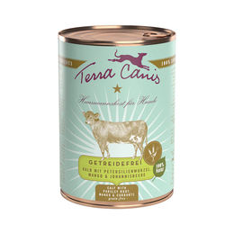 Terra Canis Bio Hundefutter Kalb mit Rind getreidefrei in Sauce 12 x 400 g - 6 x 400 g – Bild 1 von 2