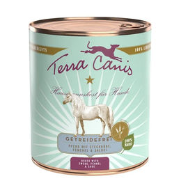 Terra Canis Bio Pferd mit Steckrüben Fenchel und Salbei getreidefrei und laktosefrei 6 x 800 g - 6 x 800 g – Bild 1 von 3