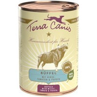 Produktbild von Terra Canis Classic Hundefutter Adult Büffel mit Hirse, Tomaten und Papaya glutenfrei 6x400 g - 6 x 400 g