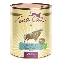 Terra Canis Classic Hundefutter Büffel mit Hirse, Tomate und Papaya 12x800g – Bild 1 von 2