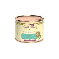 Produktbild von Terra Canis Classic Hundefutter Ente mit Naturreis, roter Bete, Birne und Sesam Stückchen in Sauce, glutenfrei und sensitive, 12 x 200 g - 12 x 200 g