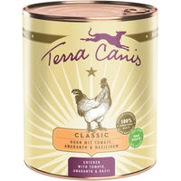 Produktbild von Terra Canis CLASSIC Hundefutter Huhn mit Tomate, Amaranth und Basilikum 6x800g