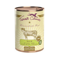 Produktbild von Terra Canis Classic Hundefutter Kalb mit Hirse Stückchen in Sauce glutenfrei 6x400g - 6 x 400 g