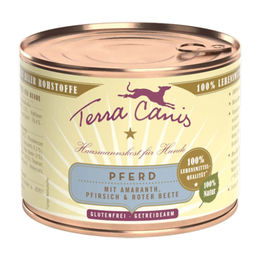 Terra Canis Classic Hundefutter Pferd mit Stückchen in Sauce glutenfrei 12 x 200 g - 12 x 200 g – Bild 1 von 2