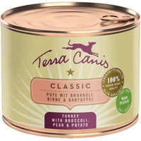 Produktbild von Terra Canis Classic Hundefutter Pute mit Brokkoli Adult 12x200g