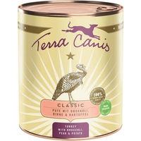 Produktbild von Terra Canis CLASSIC Hundefutter Pute mit Brokkoli, Birne und Kartoffel 12x800g