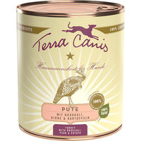Produktbild von Terra Canis Classic Hundefutter Pute Stückchen in Sauce Glutenfrei 6 x 800 g - 6 x 800 g