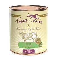 Produktbild von Terra Canis Classic Hundefutter Rind mit Karotte, Apfel und Naturreis Bio, glutenfrei, 6 x 800 g - 6 x 800 g