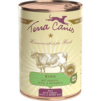 Produktbild von Terra Canis Classic Hundefutter Rind mit Stückchen in Sauce glutenfrei 6 x 400 g - 6 x 400 g