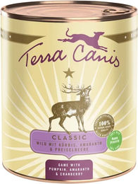 Produktbild von Terra Canis CLASSIC Hundefutter Wild mit Kürbis, Amaranth und Preiselbeere 6x800g