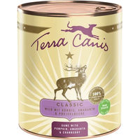 Produktbild von Terra Canis CLASSIC Hundefutter Wild mit Kürbis, Amaranth und Preiselbeere 6x800g