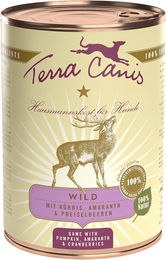 Terra Canis Classic Hundefutter Wild mit Kürbis, Amaranth und Preiselbeeren Adult 12 x 400 g - 6 x 400 g – Bild 1 von 2