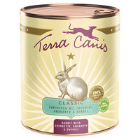Produktbild von Terra Canis Classic Kaninchen mit Pute und Zucchini Stückchen in Sauce glutenfrei 6 x 800 g - 12 x 800 g