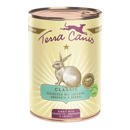Terra Canis Classic Kaninchen mit Zucchini glutenfrei 6x400g – Bild 1 von 2