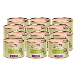 Terra Canis Classic Nassfutter Kalb mit Hirse, Gurke, gelber Melone und Basilikum für erwachsene Hunde, glutenfrei, 12x200g - 12 x 200 g – Bild 1 von 3