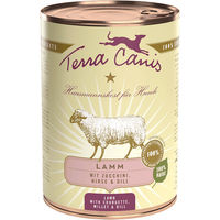 Produktbild von Terra Canis Classic Nassfutter Lamm mit Zucchini, Hirse und Dill Glutenfrei Adult 6 x 400 g - 6 x 400 g