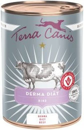 Produktbild von Terra Canis Derma Diät Hund Nassfutter Rind Getreidefrei Veterinärdiät 6x400 g