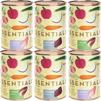 Produktbild von Terra Canis Essential 8 Hundefutter Mixpaket mit Huhn Pute Rind und Pferd 6 x 385 g glutenfrei ohne Konservierungsstoffe und Zucker