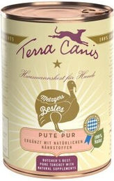 Produktbild von Terra Canis Fleisch PUR Hundefutter Stückchen in Sauce mit hohem Fleischanteil 6x400g - 6 x 400 g