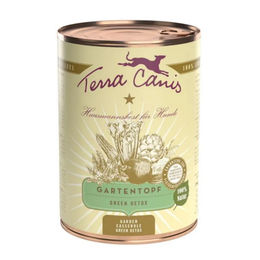 Produktbild von Terra Canis Gartentopf Green Detox Hundefutter für Adult Getreidefrei Stückchen in Sauce 6 x 400 g - 6 x 400 g