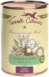 Produktbild von Terra Canis Gartentopf Green Detox Vegan Nassfutter zur Verdauung und Gewichtskontrolle 6x400 g - 6 x 400 g