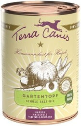 Produktbild von Terra Canis Gartentopf Obst und Gemüse Veganes Nassfutter zur Verdauung und Gewichtskontrolle 6x400 g - 6 x 400 g