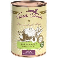 Produktbild von Terra Canis Gartentopf Obst und Gemüse Veganes Nassfutter zur Verdauung und Gewichtskontrolle 6x400 g - 6 x 400 g