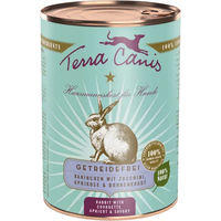 Produktbild von Terra Canis Getreidefrei Hundefutter Kaninchen und Pute Stückchen in Sauce 6 x 400 g - 6 x 400 g