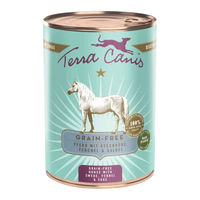 Produktbild von Terra Canis Getreidefreies Hundefutter Pferd mit Steckrübe, Fenchel & Salbei für Adult 6x400g