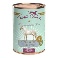 Produktbild von Terra Canis Getreidefreies Hundefutter Pferd mit Steckrübe Fenchel und Salbei 400 g - 6 x 400 g