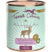 Produktbild von Terra Canis Getreidefreies Hundefutter Wild mit Kartoffeln Monoprotein 6 x 400 g