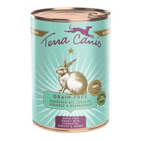 Produktbild von Terra Canis Getreidefreies Nassfutter Kaninchen mit Zucchini 6x400g