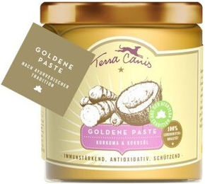 Produktbild von Terra Canis Goldene Paste zur Immunstärkung und Unterstützung von Leber sowie Magen-Darm für Hunde aller Größen 250ml - 250 ml