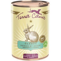 Produktbild von Terra Canis Hund Nassfutter Classic Adult Kaninchen glutenfrei 6x400 g - 6 x 400 g