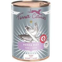 Produktbild von Terra Canis Hund Nassfutter Derma Diät Huhn und Lachs Getreidefrei 6x400 g