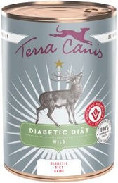 Produktbild von Terra Canis Hund Nassfutter Diabetic Diät Wild Getreidefrei Veterinärdiät 6x400 g