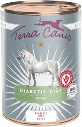 Produktbild von Terra Canis Hund Nassfutter Diabetic Veterinärdiät Pferd Getreidefrei 6x400 g