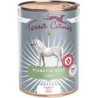 Produktbild von Terra Canis Hund Nassfutter Diabetic Veterinärdiät Pferd Getreidefrei 6x400 g